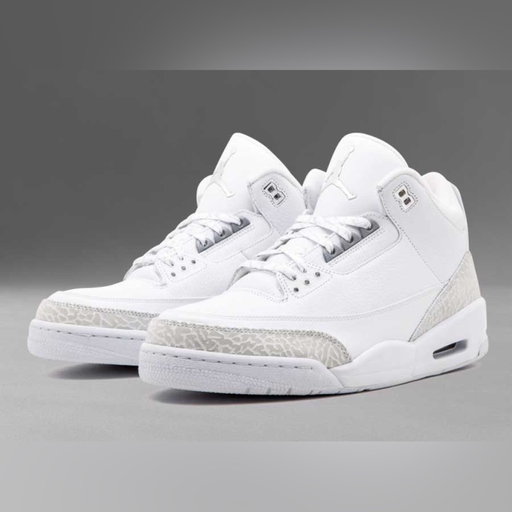 Air Jordan 3 III Silver Anniversary Pure Money Vintage (2010)